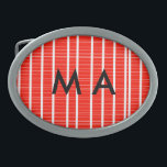 Hebilla De Cinturón Oval Monograma simple añada su letra de nombre man mini<br><div class="desc">diseño</div>