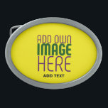 HEBILLA DE CINTURÓN OVAL PLANTILLA DE TEXTO DE IMAGEN AMARILLA SIMPLE EDITA<br><div class="desc">ESTE ES UN DISEÑO PARA LOS CLIENTES.PUEDE CAMBIAR,  REDUCIR O AGREGAR EL LOGO,  LA FOTO,  EL TEXTO Y LOS COLORES DE LA FORMA QUE DESEE.GRACIAS.</div>