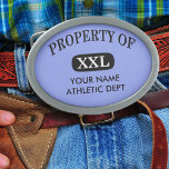 Hebilla De Cinturón Oval Propiedad de XXL Su nombre<br><div class="desc">¿Buscas tener una propiedad de moda del Departamento XXL? Puede personalizar la plantilla o realizar los cambios deseados haciendo clic en "Personalizar esta plantilla" o "Editar".</div>