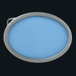 Hebilla De Cinturón Oval Vaqueros azules (color sólido)<br><div class="desc">Vaqueros azules (color sólido)</div>