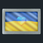 Hebilla De Cinturón Rectangular Apoyar la libertad de la bandera ucraniana con la<br><div class="desc">Apoyen a Ucrania el cinturón cuelga la libertad - Paz - Bandera de Ucrania - ¡Juntos! También puedes transferir Support Ukraine a más de 1000 productos Zazzle ! ¡Estamos Con Ucrania!</div>