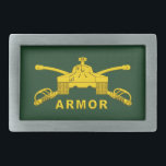 Hebilla De Cinturón Rectangular Armor<br><div class="desc">Diseño especial Conmemorativo "ARMOR Branch Veteran" Design conmemorando los tremendos logros de nuestros valientes hombres y mujeres que han servido en la icónica rama ARMOR! Regalo diseñado único para cualquiera que busque ese tipo de regalo especial para el ejército o la escuela civil, promoción, reincorporación, jubilación, PCS, ETS, Día del...</div>