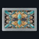 Hebilla De Cinturón Rectangular Banca de cinturón con diseño de colores de Bahamas<br><div class="desc">Eleva tu colección de accesorios con nuestra hebilla de cinturón premium con el diseño de colores de las Bahamas, donde la vitalidad tropical se une a la artesanía excepcional. Inspirada en los impresionantes tonos de las Bahamas, esta exquisita hebilla de cinturón ofrece una impresionante mezcla de tonos turquesa y dorado...</div>