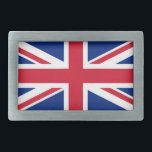 Hebilla De Cinturón Rectangular Bandera de la Unión del Reino Unido<br><div class="desc">El Sindicato, un tapiz tejido con hilos de historia, flauta orgullosamente, un símbolo de una nación forjada en unidad. Su historia comienza en 1606, cuando el rey James VI de Escocia ascendió al trono inglés como rey James I. Para conmemorar la unión de esos dos reinos, encargó una nueva bandera,...</div>