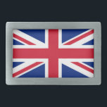 Hebilla De Cinturón Rectangular Bandera de la Unión del Reino Unido<br><div class="desc">El Sindicato, un tapiz tejido con hilos de historia, flauta orgullosamente, un símbolo de una nación forjada en unidad. Su historia comienza en 1606, cuando el rey James VI de Escocia ascendió al trono inglés como rey James I. Para conmemorar la unión de esos dos reinos, encargó una nueva bandera,...</div>