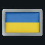 Hebilla De Cinturón Rectangular Bandera de Ucrania<br><div class="desc">Bandera de Ucrania - Bandera ucraniana - д е р ж в а н htíncelana BurnBurn BurnBurn BurnBurn</div>