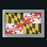 Hebilla De Cinturón Rectangular bandera del estado de maryland de estados unidos<br><div class="desc">bandera del estado de maryland de estados unidos</div>