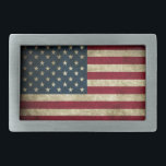 Hebilla De Cinturón Rectangular Bandera estadounidense<br><div class="desc">Color: Pewter Usa tu autoexpresión con esta hebilla rectangular de cinturón personalizado. Impreso en color completo, vibrante y terminado con un revestimiento resistente a UV y a prueba de agua, su imagen se mostrará bellamente contra esta hebilla de cinturón de plata quemada durante los años venideros. Esta hebilla de cinturón...</div>