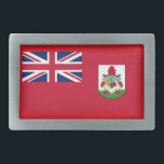 Hebilla De Cinturón Rectangular Bandera patriótica de las Bermudas<br><div class="desc">Bandera patriótica de las Bermudas.</div>
