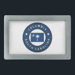Hebilla De Cinturón Rectangular Columbia Carolina del Sur<br><div class="desc">Columbia Carolina del Sur</div>