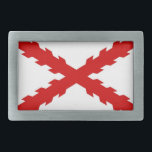 Hebilla De Cinturón Rectangular conquistador español de los indies de la bandera<br><div class="desc">imperio español de la historia del país del conquistador de los indies de la bandera    vieja de España nuevo</div>