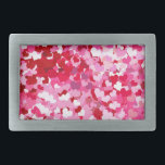 Hebilla De Cinturón Rectangular Corazones confetti rosadas<br><div class="desc">Está viendo la colección Lee Hiller Designs of Home and Office Decor, Apparel, Gifts and Collectibles. Los diseños incluyen la fotografía Lee Hiller y la colección de arte digital de medios mixtos. Puedes ver su fotografía de la naturaleza en http://HikeOurPlanet.com/ y seguir su blog de senderismo dentro del Parque Nacional...</div>