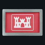 Hebilla De Cinturón Rectangular Cuerpo de Ingenieros de los Estados Unidos DOD Mil<br><div class="desc">Cuerpo de Ingenieros de los Estados Unidos DOD Insignia militar. Gran regalo militar patriótico americano en muchos productos de alta calidad. Visita nuestra tienda para encontrar más diseños relacionados con el ejército e ideas patrióticas de regalo.</div>