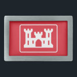 Hebilla De Cinturón Rectangular Cuerpo de Ingenieros de los Estados Unidos DOD Mil<br><div class="desc">Cuerpo de Ingenieros de los Estados Unidos DOD Insignia militar. Gran regalo militar patriótico americano en muchos productos de alta calidad. Visita nuestra tienda para encontrar más diseños relacionados con el ejército e ideas patrióticas de regalo.</div>