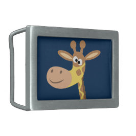 Hebilla De Cinturón Rectangular Cute Personalizado Giraffe Belckle