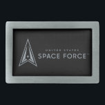 Hebilla De Cinturón Rectangular Diseño patriótico de la Fuerza Espacial de los Est<br><div class="desc">Celebrar la Fuerza Espacial de los Estados Unidos con un diseño audaz con elementos patrióticos. Perfecto para mostrar admiración y apoyo de una manera elegante y creativa.</div>