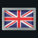 Hebilla De Cinturón Rectangular El Jack de la Unión Clásica<br><div class="desc">La bandera de la Unión, o bandera de la Unión, es la bandera nacional del Reino Unido. Se llama así porque combina las cruces de los tres países unidos bajo una sola soberanía: los reinos de Inglaterra y Gales, Escocia e Irlanda (aunque desde 1921 sólo Irlanda del Norte ha formado...</div>
