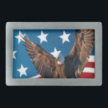 Hebilla De Cinturón Rectangular Estados Unidos Día del Trabajo 4 de julio<br><div class="desc">Celebra las vacaciones o todos los días con este original diseño de bandera patriótica!</div>