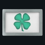 Hebilla De Cinturón Rectangular Lucky 4 Leaf Irish Clover blanco rectángulo hebill<br><div class="desc">Las hebillas de cinturón de Clover Irish 4 Leaf son una buena manera de mostrar "tu irlandés" y grandes hebillas para llevar por el Día de San Patricio, para desfiles y todos los días. Lucky 4 Leaf Irish Clover es el arte original de Steamy Raimon y el primer diseño de...</div>
