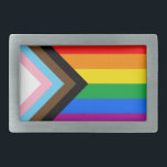 Hebilla De Cinturón Rectangular Orgullo de progreso LGBTQ <br><div class="desc">¡Aparato de orgullo LGBTQ  para todos!
Navegue por más de 10.000 regalos de Orgullo y Bandera,  incluidos diseños de activismo,  igualdad y cultura LGBTQ .  La gays,  lesbianas,  bici,  trans,  ropa queer  más única en la web. Compra ahora y encuentra tu propio estilo de GAY a Z:  http://www.LgbtShirts.com</div>