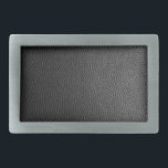Hebilla De Cinturón Rectangular Piel de serpiente negro<br><div class="desc">Hebilla del cinturón del Piel de serpiente negro</div>