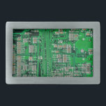 Hebilla De Cinturón Rectangular Pintura de placa de circuito<br><div class="desc">Pintura de placa de circuito</div>