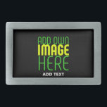 HEBILLA DE CINTURÓN RECTANGULAR PLANTILLA DE TEXTO DE IMAGEN NEGRA SENCILLA EDITAB<br><div class="desc">ESTE ES UN DISEÑO PARA LOS CLIENTES.PUEDE CAMBIAR,  REDUCIR O AGREGAR EL LOGO,  LA FOTO,  EL TEXTO Y LOS COLORES DE LA FORMA QUE DESEE.GRACIAS.</div>