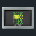 HEBILLA DE CINTURÓN RECTANGULAR PLANTILLA DE TEXTO DE IMAGEN NEGRA SENCILLA EDITAB<br><div class="desc">ESTE ES UN DISEÑO PARA LOS CLIENTES.PUEDE CAMBIAR,  REDUCIR O AGREGAR EL LOGO,  LA FOTO,  EL TEXTO Y LOS COLORES DE LA FORMA QUE DESEE.GRACIAS.</div>