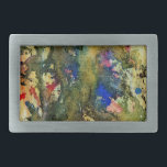 Hebilla De Cinturón Rectangular Policromoptic #6 de Michael Moffa<br><div class="desc">Policromoptic #6 de la serie policromática de Michael Moffa,  1989. Obra de arte original: derechos de autor universales Michael Moffa.</div>
