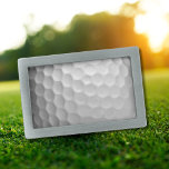 Hebilla De Cinturón Rectangular Textura de la bola de golf<br><div class="desc">¡CUATRO! Esta imagen de Golf Ball Dimples es perfecta para todos los amantes del golf.</div>