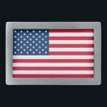 Hebilla De Cinturón Rectangular USA Flag Belt Buckle United States of America<br><div class="desc">USA - United States of America - Flag - Patriotic - independence day - July 4th - Customizable - Choose / Add Your Unique Text / Color / Image - Make Your Special Gift - Resize and move or remove and add elements / image with customization tool. You can also...</div>