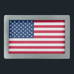 Hebilla De Cinturón Rectangular USA Flag Belt Buckle United States of America<br><div class="desc">USA - United States of America - Flag - Patriotic - independence day - July 4th - Customizable - Choose / Add Your Unique Text / Color / Image - Make Your Special Gift - Resize and move or remove and add elements / image with customization tool. You can also...</div>