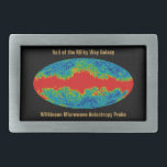 Hebilla De Cinturón Rectangular Vía Láctea Velo De Galaxia Sobre Universo WMAP<br><div class="desc">El velo de la Vía Láctea: Comprender la imagen de WMAP con el antebrazo galáctico El fondo del microoleaje cósmico (CMB): Un vistazo a la infancia del universo - El fondo cósmico de microondas (CMB) es una radiación tenue que llena el universo, una reliquia del Big Bang. Proporciona una instantánea...</div>