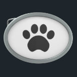 Hebilla de la correa de impresión de la púa<br><div class="desc">Paw,  print,  cat,  dog,  cachorro,  gatito,  animal,  amante,  símbolo,  lindo,  negro,  mascota,  dueño,  lindo</div>