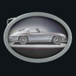 Hebilla de la correa de rayos de Corvette de 1963<br><div class="desc">Hebilla de la correa de rayos de Corvette Vintage 1963</div>