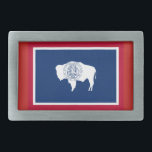 Hebilla del cinturón de búfalo Wyoming<br><div class="desc">Usa una hebilla de cinturón de gran aspecto cuando estés fuera. La hebilla se puede personalizar: tamaños,  estilos,  colores,  mensajes y más. Esta hebilla de cinturón también es un gran regalo para cualquiera que le guste Wyoming. #wyoming #wyomingbeltbuckle #búfalobuckle @azoreandeles #wyomingcowboys</div>