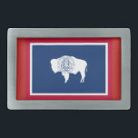 Hebilla del cinturón de búfalo Wyoming<br><div class="desc">Usa una hebilla de cinturón de gran aspecto cuando estés fuera. La hebilla se puede personalizar: tamaños,  estilos,  colores,  mensajes y más. Esta hebilla de cinturón también es un gran regalo para cualquiera que le guste Wyoming. #wyoming #wyomingbeltbuckle #búfalobuckle @azoreandeles #wyomingcowboys</div>