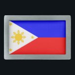 hebilla del cinturón de la bandera de país de<br><div class="desc">hebilla del cinturón de la bandera de país de Filipinas</div>