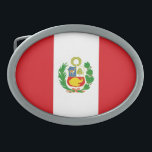 hebilla del cinturón de la bandera del Perú<br><div class="desc">hebilla del cinturón de la bandera del Perú</div>