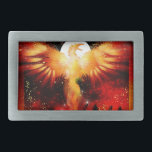 Hebilla del cinturón de levantamiento de Phoenix<br><div class="desc">Una hebilla del cinturón que ofrece una Phoenix que sube de las cenizas.</div>