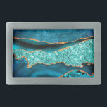Hebilla del cinturón de mármol del Purpurina de or<br><div class="desc">Hebilla de cinturón con el Verde azulado de oro azul Agate Purpurina Marble Aqua Turquoise Geode Regalo de Personalizable - o Añadir su nombre / texto - Haz tu regalo especial de hebillas de cinturón ! Redimensionar y mover o eliminar / añadir texto / elementos con la herramienta Personalización !...</div>