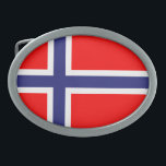 Hebilla del cinturón de Noruega<br><div class="desc">Bandera de Noruega</div>