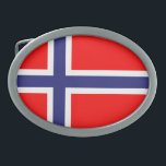 Hebilla del cinturón de Noruega<br><div class="desc">Bandera de Noruega</div>