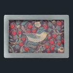 Hebilla del cinturón de seguridad de William Morri<br><div class="desc">Diseño del patrón de fresa William Morris. William Morris era un diseñador textil inglés, artista, escritor y socialista asociado con la Hermandad Previolácea y el Movimiento de Artes y Artesanías Británicas. Fundó una empresa de diseño en colaboración con el artista Edward Burne-Jones y el poeta y artista Dante Gabriel Rossetti....</div>