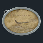 Hebilla del cinturón de seguridad del corredor de<br><div class="desc">Foto tomada en Colorado. ¡Personalizable. Disponible en forma oval o rectangular.</div>