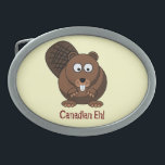 Hebilla del cinturón de seguridad del personalizad<br><div class="desc">Un diseño de un castor Personalizado.</div>