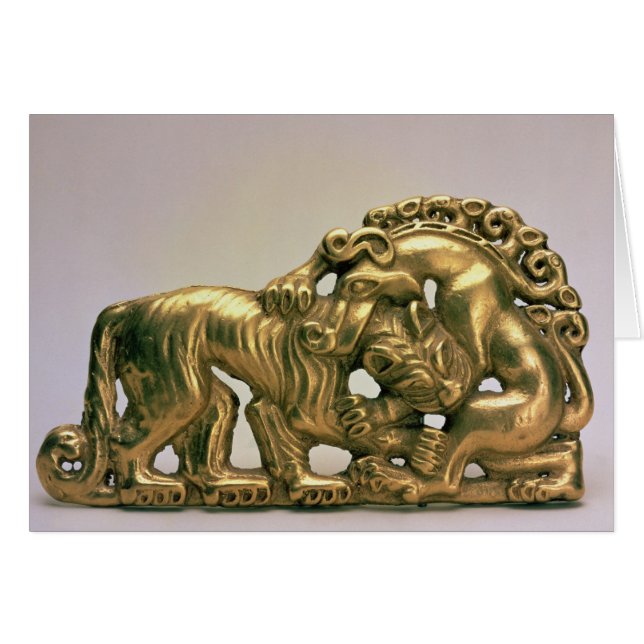 Hebilla del cinturón, de una colección siberiana d (Anverso (Horizontal))