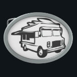 Hebilla del cinturón del camión de la comida<br><div class="desc">Esta hebilla del cinturón gráfica del camión de la comida está segura de ser un golpe con los que amen los camiones de la comida.  Grande como regalo para su cocinero preferido del camión de la comida.</div>