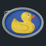 Hebilla Ovalada Pato en la charca azul<br><div class="desc">El pato en la charca azul es una tendencia fresca del meme del Internet. Coloqúelo en la hebilla del cinturón y personalice el color de fondo o elija el estilo (óvalo o rectángulo) para modificar su para requisitos particulares muy poseen el regalo personal.</div>