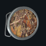 Hebilla Ovalada Vibrante Decoración de camuflaje de la naturaleza<br><div class="desc">Una elegante idea de regalo de personalizado en una vibrante decoración de camuflaje natural de temporada de otoño. Suena bien, una gran idea de regalo. También puede personalizar, sólo tiene que hacer clic en el botón azul "IT PERSONALIZAR!" o enlazar en esta página del producto y añadir un texto fácilmente....</div>